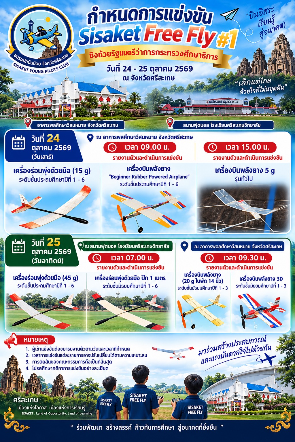 ตารางกำหนดการละเอียด
